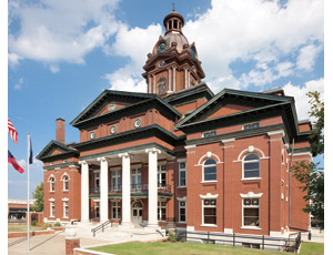 The restoration of the Coweta County Courthouse in Newnan, Ga