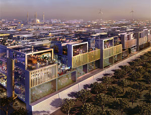 CH2M Hill is managing development of the UAE’s zero-carbon $22-billion Masdar City megaproject, a 2.3-sq-mile planned city.