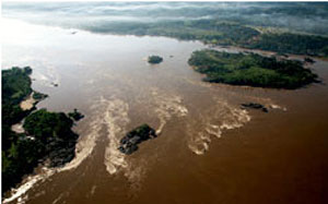 Madeira River site is ideal for run-of-river hydro project.