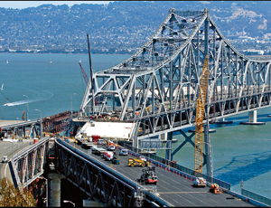 Despite unwelcome discovery, bridge detour opened on Sept. 8 as planned.