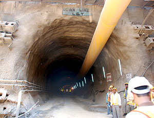New Austrian Tunneling Method is being used to build a portion of new Delhi metro line.
