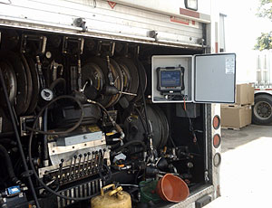 Heavy-Equipment Monitoring system: Tracks Fuel Usage