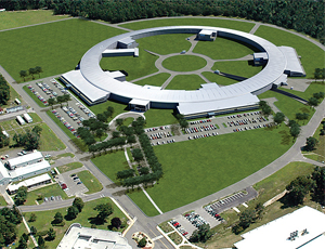 Ring-shaped Lab in Upton, N.Y., used stimulus money to speed contractors held back by annual funding cycles, and parts, but not all, of the project have been moved up for earlier completion.