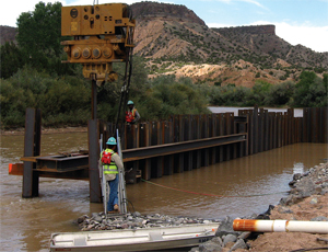The Buckman Direct Diversion project, the largest municipal water-supply project in New Mexico, did not receive any stimulus funds.