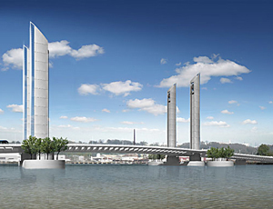 French Bridge Designed for Super Lift