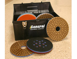 Floor Polishing: Discs Fit Standard Surface Grinders