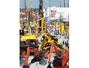 Eighty of Bauma’s 3,150 booths were left unattended when the show opened.