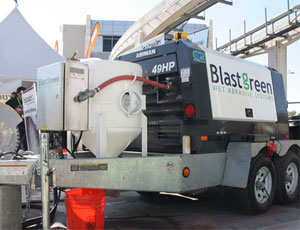 BlastGreen’s new wet-abrasive system is available in the U.S. this year.