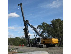 Piling Rig: Installs From Many Angles at One Location